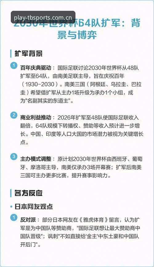 世界杯或扩军至66队！2030年新规对中国男足影响有多大？新宝体育平台深度解读
